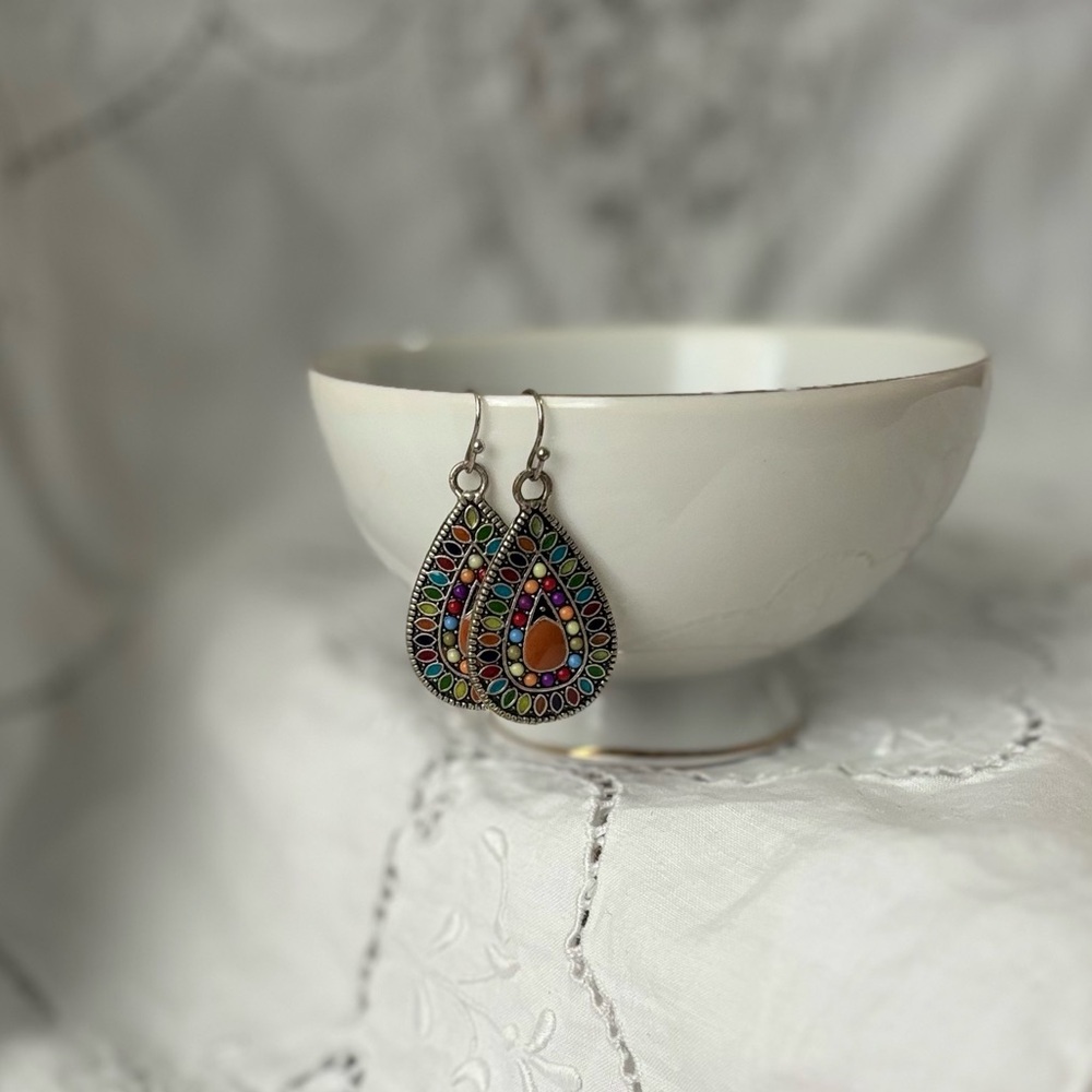 Hippie style earrings
